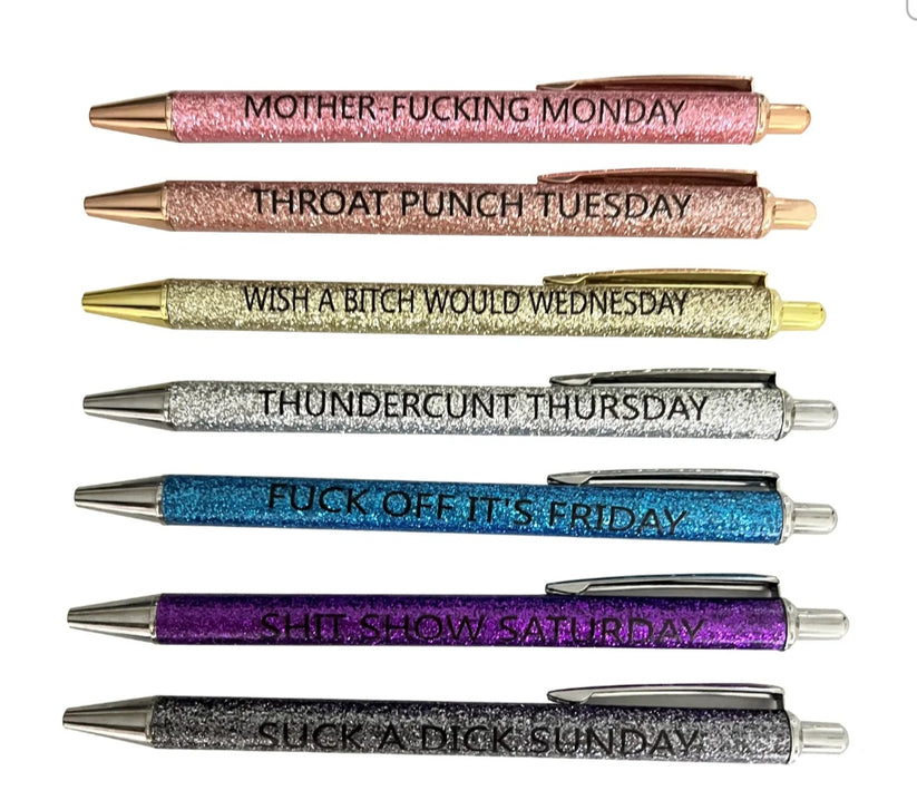 Days of the Week Pens